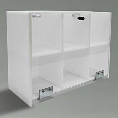 Cleanroom Wall Mounted 6 Compartment Cabinet