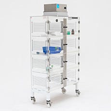 Acrylic Laminar Flow Cabinet with mini FFU and props