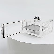 Acrylic vacuum desiccator cabinet for full vacuum testing