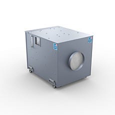 ULPA filtered air handler stainless steel
