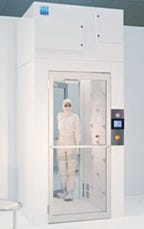 Cleanroom Powder Coated Steel Air Shower With Model