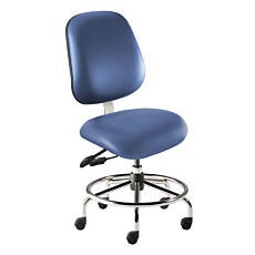 BioFit Amherst Series Cleanroom Chair with Footring