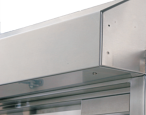 asi doors sloped shroud for power units