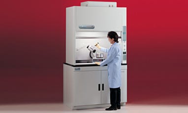 Basic Laboratory Fume Hood with cupboard from Labconco