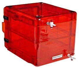 BEL-ART Secador Amber Vertical Desiccator Amber