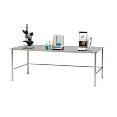 round tube legs biosafe worksatation with tools on top