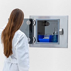 Pass-Through Chamber; Open Door and Model