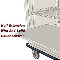 Optional Pullout Shelves of mobile CaseVue Surgical Carts by InterMetro