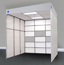 Class 10,000 Horizontal Laminar Flow Hard Wall Clean Room