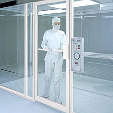 Cleanroom Powder Coated Swing Door