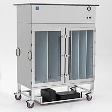 custom pureflow cart stainless steel