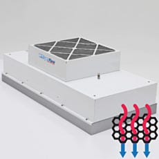 Whisperflow activated carbon filter fan filter units