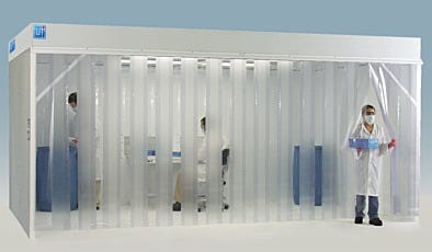 Powder Containment Modular Cleanroom Booth