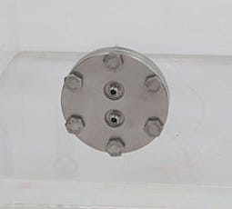 Coaxial Subminature Double Enderd 2 Pin Feed-Through