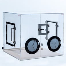 custom-made acrylic glovebox