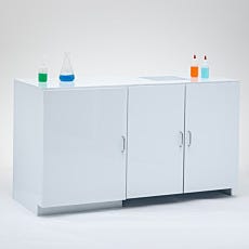 Custom ADA Compliant Polypropylene Casework with Sink