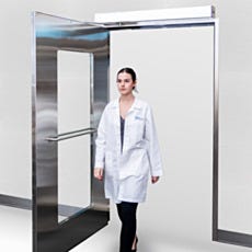 Right-Swing Cleanroom Door