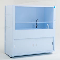 Image of an empty custom ValuLine® polypropylene wet bench