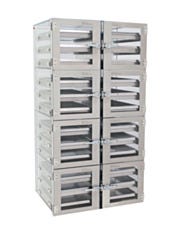 ESD-Control Desiccator Cabinet 8 Chamber Static Dissipative PVC