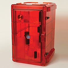 Secador Desiccator Amber Vertical