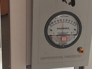 Magnehelic Differential Pressure Gauge Control Panel