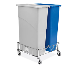 304-grade stainless steel waste bin dolly