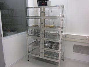 10 chamber acrylic desiccator cabinet for intracavity harmonics material storage