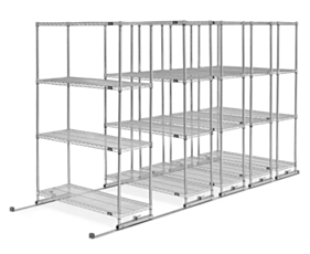 Primary image of a 5-unit Eagle sliding storage system