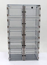 Desiccator cabinet 10 Chamber Static Dissipative PVC