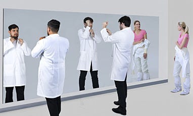 Extra-Large 12ft Wide Custom Frameless Cleanroom Mirror