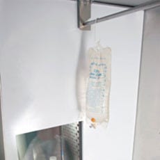 Rod for Hanging IV Bags in Compound Aseptic Isolator