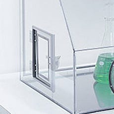 Plastic Glove Box Side Access Doors