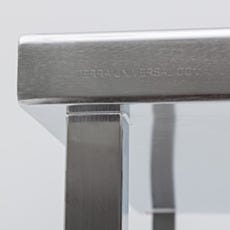 Encapsulated steel gowning bench