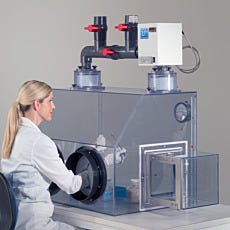 Plastic Glovebox with ULPA Filtration