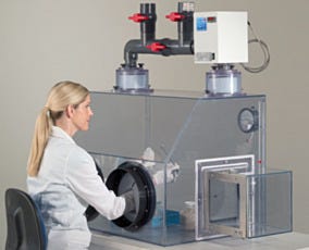 Plastic Glovebox with ULPA Filtration