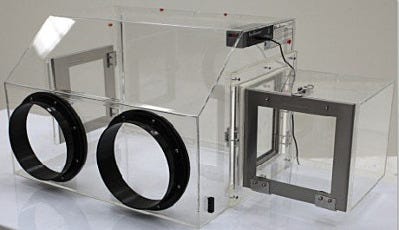Single Plastic Glovebox With Airlock
