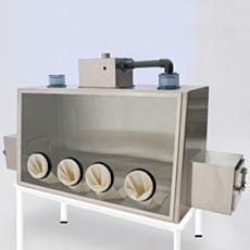 Aseptic Bio/Pharmaceutical Isolator, Twin Model