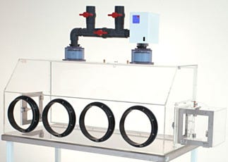 Polycarbonate Twin ULPA-Filtered Glovebox