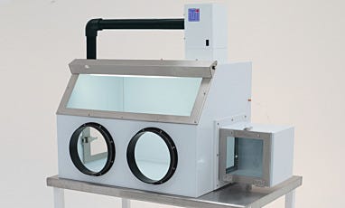 Filtered Closed-Loop Containment Glove Box Single Polypropylene
