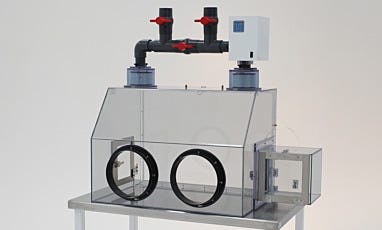 Single Filtration Static Dissipative PVC Glovebox