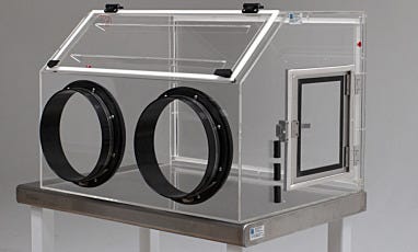 Portable Acrylic Glovebox With No Airlock