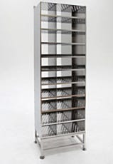BioSafe Multifunctional Storage System with perforated shelves