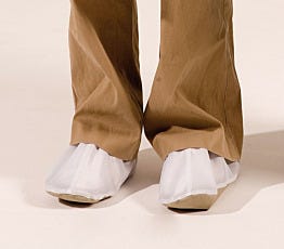 Cleanroom Vidaro B-Fore Boot Covers Orange Medium Pair