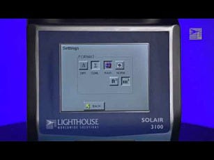 Solair Airborne Particle Counter Tutorial on Alarm Settings by LWS