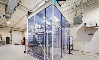outside corner image of cleanroom