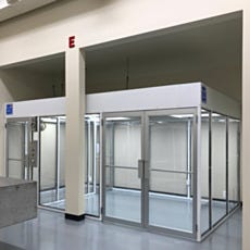 Hardwall cleanroom used to detect atmospheric neutrinos