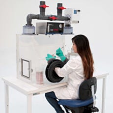 Heated Filtered Glovebox with Adjustable Airflow Control