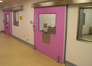 Hermetic Sealing Sliding Hospital Doors by Dortek