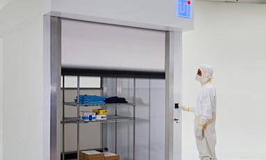 High-Speed Cleanroom Door Motion