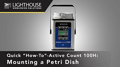 How to Remove the Petri Dish on Lighthouse ActiveCount Viable Air Samplers by LWS